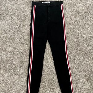 Zara black high waisted jeans